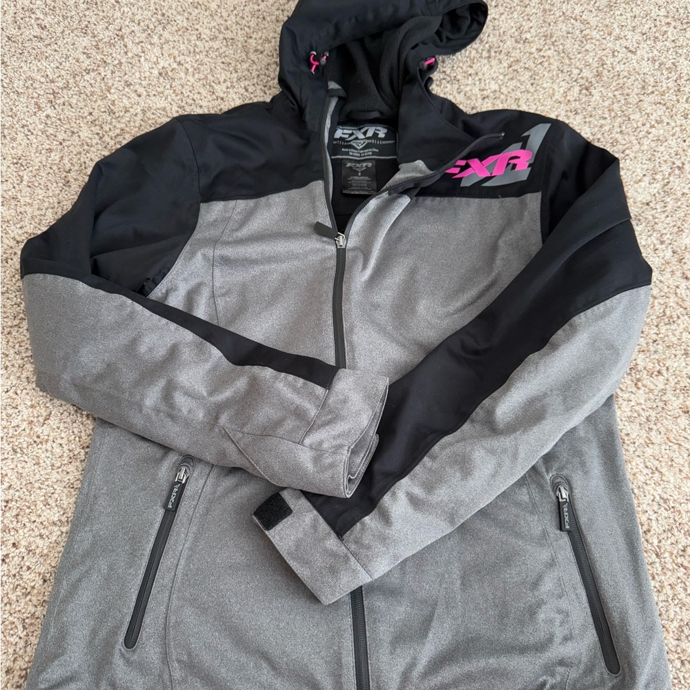FXR Black and Gray Soft Shell Jacket